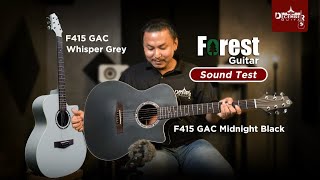 F415 GAC  Midnight Black + Whisper Gray  Sound Test