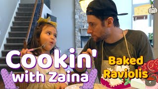 Cookin with Zaina - Baked Ravioli