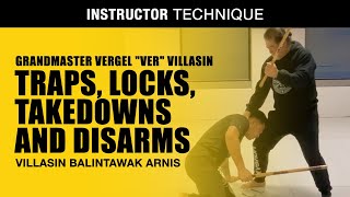 FREE FLOW TRAPS, LOCKS, TAKEDOWNS & DISARMS in VILLASIN BALINTAWAK Arnis | Filipino Martial Arts