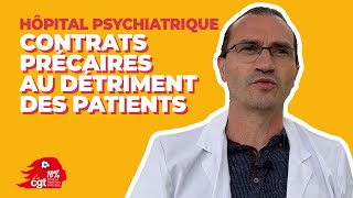 Hôpital psychiatrique : des contrats précaires au détriment des patients