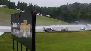 Multi Car Crash 2017 Porsche GT3 Cup at Canadian Tire Motorsport Park