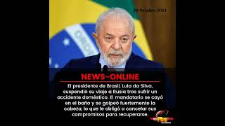 #NewsOnline📰 - #Brasil🇧🇷 ▶️ El presidente Lula da Silva sufrió un accidente doméstico.