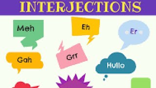 Interjection. Wow!, oh! Oops! What! Alas!