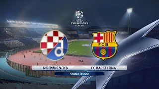 PES 2018 Champions League -Semi final 1st leg - Dinamo Zagreb vs FC Barcelona