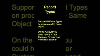 Record Types #shorts #salesforce #admin