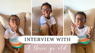 Interview with a Three Year Old! // Single Mom Vlog // Modern Millennial Girl