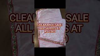 CLEARANCE SALE/ALL SAREES AT 2500/FESTIVE OFFER/SATIN SILK/BEAUTIFUL LACE BORDER #shortvideo