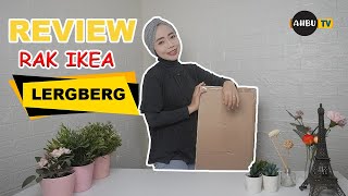 REVIEW RAK ESTETIK IKEA LERGBERG 199 RB - RAK BUKU MURAH - RAK KOSMETIK