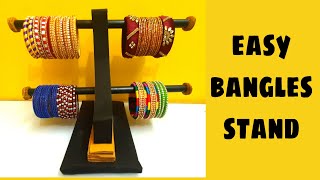 How To Make Bangle Stand At Home | Best Out Of Waste | Easy Bangle Stand Ideas | DIY