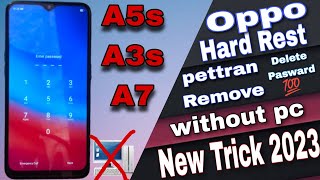 Hard Reset Oppo A5s Cph1909Remove Screen Lock Without Box 2023 Frp