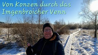 Von Konzen durch das Imgenbroicher Venn - Winterwanderung bei -9 Grad