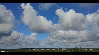 Clouds. Time lapse