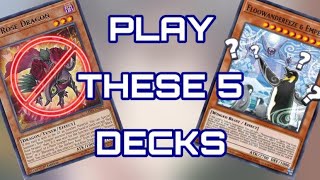 Top 5 Deck To Play In Yu-Gi-Oh! Master Duel July 2022 (Most Broken Decks)