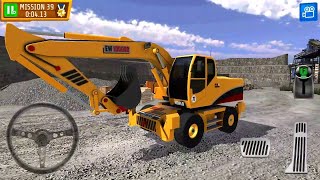 Real Large Excavator Driving - Quarry Parking Simulator - Android IOS Gameplay - Quarry Parking Lot