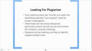 Student Plagiarism Indicators