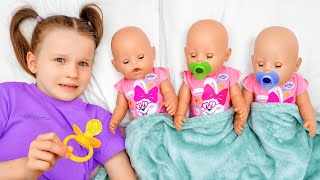 Stephi plays with a Baby Doll | Nap time adventures