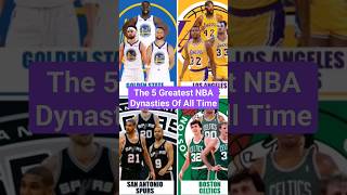 The 5 Greatest NBA Dynasties Of All Time #shorts #nba