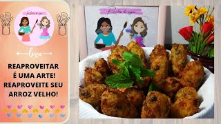 SOBROU ARROZ COZIDO? FAÇA ESSE MARAVILHOSO BOLINHO DE ARROZ!!! |RECEITAS DA SOGRA