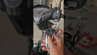 cara pasang dan cara pakai keyless alarm di motor honda vario