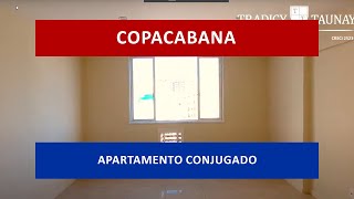 AP0510 - Aluga-se, Copacabana, lindo apartamento conjugado, posto 4, pertinho do metrô