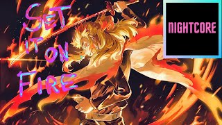 Set it on Fire [Nightcore] ~Miyavi~