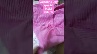 Make Ur Valentine's Day Special With This H&M pink Shirt# H&M# Love# Valentine Day#Shorts#trending