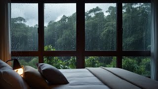 Relaxing Rain to Sleep - Sounds of Rain in Cozy Cabin at Afternoon helps to Sleep