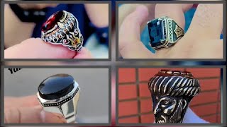 New latest chandi handmade and turkish rings | silver rings for men