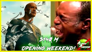 BLACK ADAM Silences Critics with $140 Million Opening Weekend!! - Almost Awesome Bits