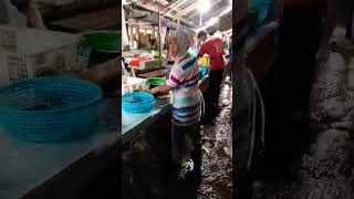 anak kapal ke pasar sungai lilin palembang beli ikan di pasar #shorts #shortvideo