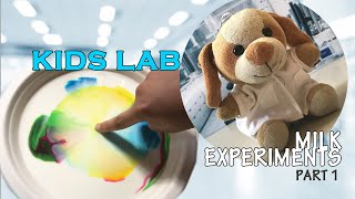 Experiment for Kids | Magic Touch| Kids Lab I Milk - Part I