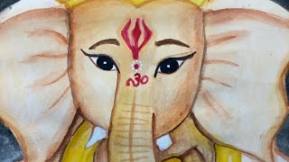 Ganesh ji painting 🙏🙏 #ganeshchaturthi #painting #ganeshadrawing #gadpati