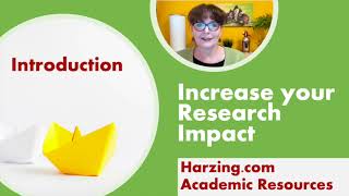 1 - Intro to Increase your Research Impact series