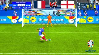 France Vs England - Penalty Shootout | Final UEFA Euro 2024 | Mbappe vs Bellingham | FC 24 Gameplay