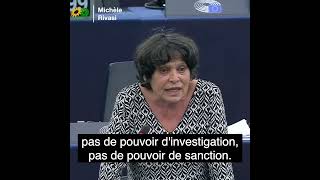 Michèle Rivasi sur la création de l'organisme européen chargé des questions d’éthique