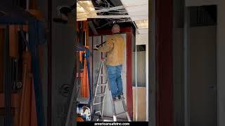 Disassembling a Top Vault Panel using a Crow Bar