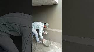 Cement plaster method #shorts #plaster #youtubeshorts #foryou #trending #trendingshorts