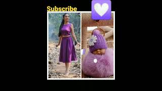 #Anushka Sen with PURPLE FURRY. ..💜Things..Choose which u like most ? 💟💟😍😍/Teri Cute si Smile ..💜