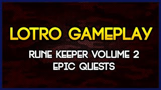 LOTRO Live Gameplay 2016 - Rune Keeper Volume 2 Trait Point Collection.