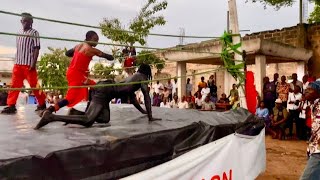 MBUJIMAYI CATCH : SAMY LE MUSONSO S’EST TRANSFORMÉ EN LÉOPARD 🐆 SUR LE RING