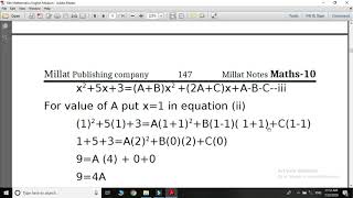 MATH GRADE 10 LEC#67 EXERCISE#4.1 (QUESTION#6 & 7)