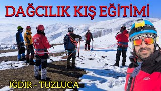 TDF Dağcılık Kış Eğitimi - Kazma İle Düşüşler - İglo Yapımı - Çığ Tatbikatı - Emniyet Alımları