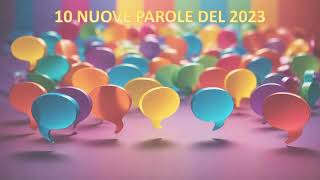 Le 10 nuove parole del 2023!