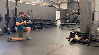 Half Kneeling Single Arm Row