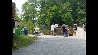 Violets Lock to Riley's Lock with landscape painters on the C&O Canal, June 2023