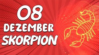 DU BEKOMMST EINEN HERZINFARKT❗️ SKORPION ♏ HEUTE, 8. Dezember 2024