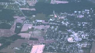 Flying over Hanover College