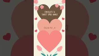 Chocolate si sweet smile wale 🍫 Happy Chocolate Day #valentine_week