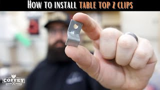 HOW TO INSTALL TABLE TOP Z CLIPS // HOW TO // DIY // #shorts