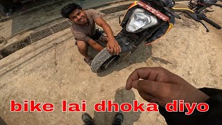 Thrilling Tin Tale Waterfall Bike Ride | Bike Kharab Down 🤦🏻